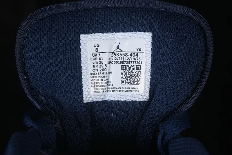 All categories Air Jordan Jordan series basketball shoes Air Jordan 1 Low G version pure original Air Jordan 1 Low AJ1 Joe 1 white and blue low-top retro cultural basketball shoes 553558-404